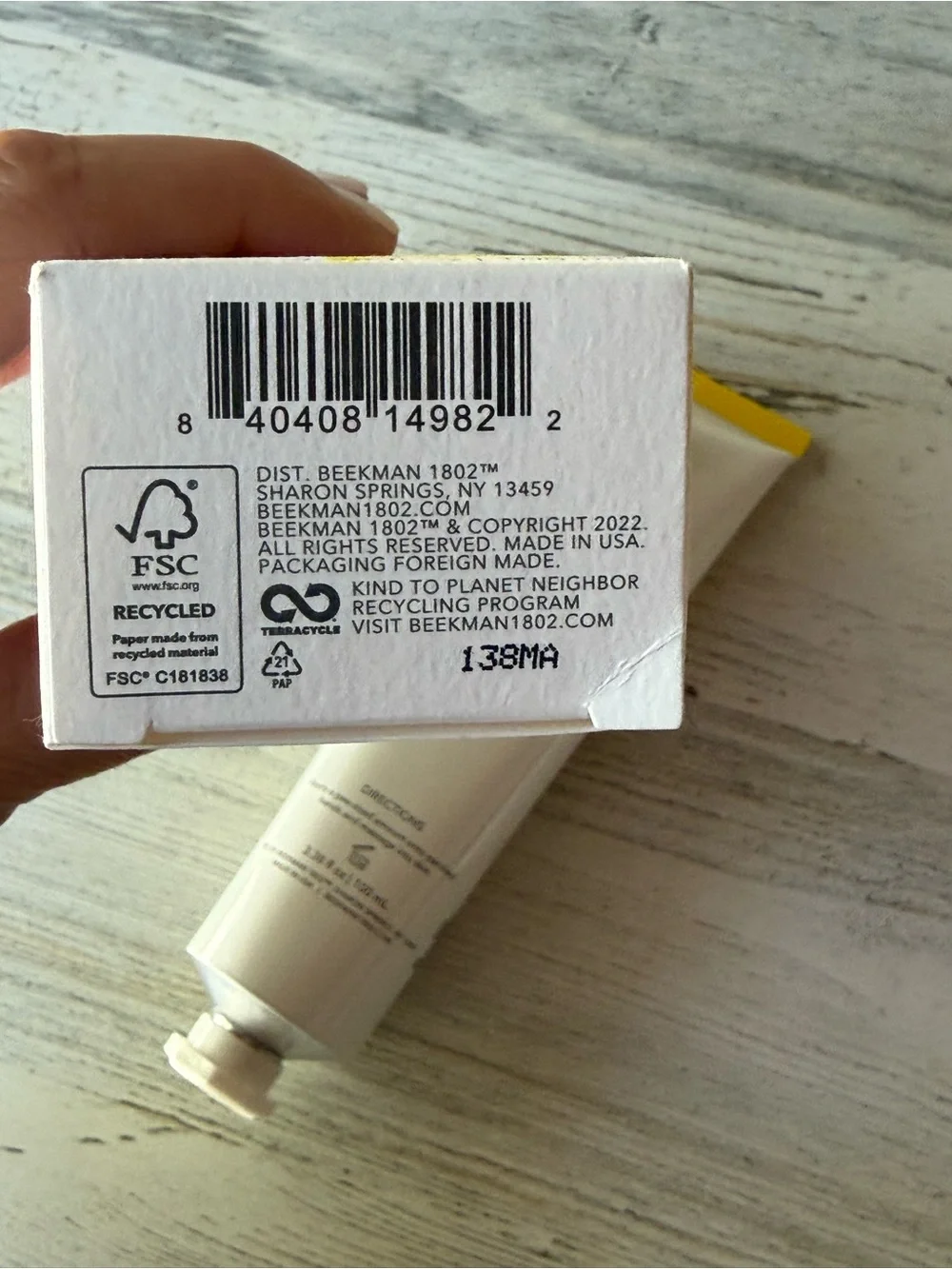 Beekman 1802 new box